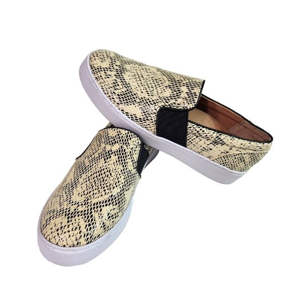 Vionic Shoes - Vionic Women's Size 6 M Demetra Comfort Shoes Slip On Snake Print Leather 308
